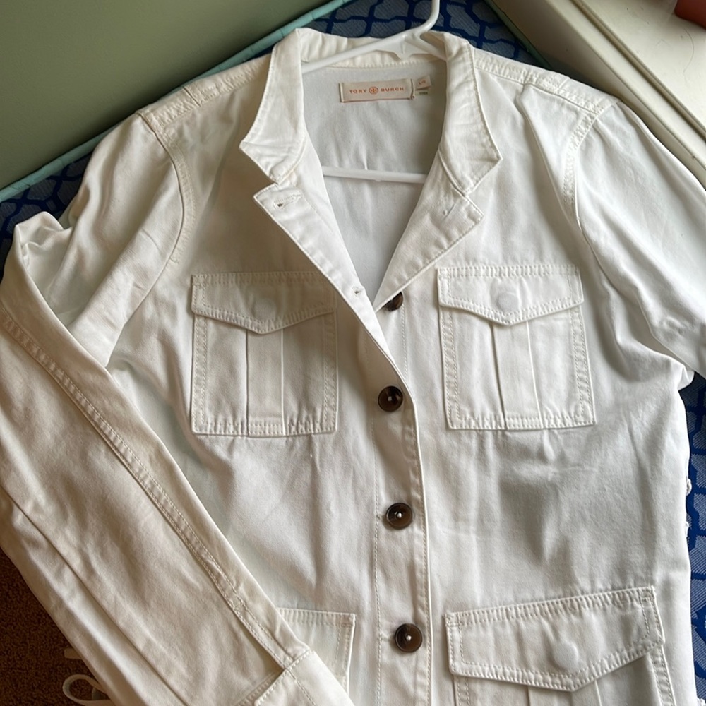 Tory Burch Twill “Safari Style” jacket. Size L